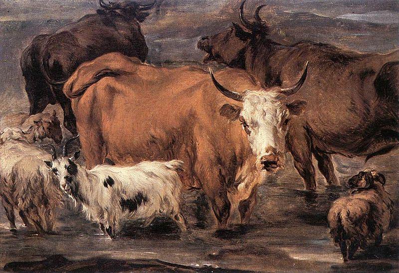 Nicolaes Pietersz. Berchem Animal Study oil painting image